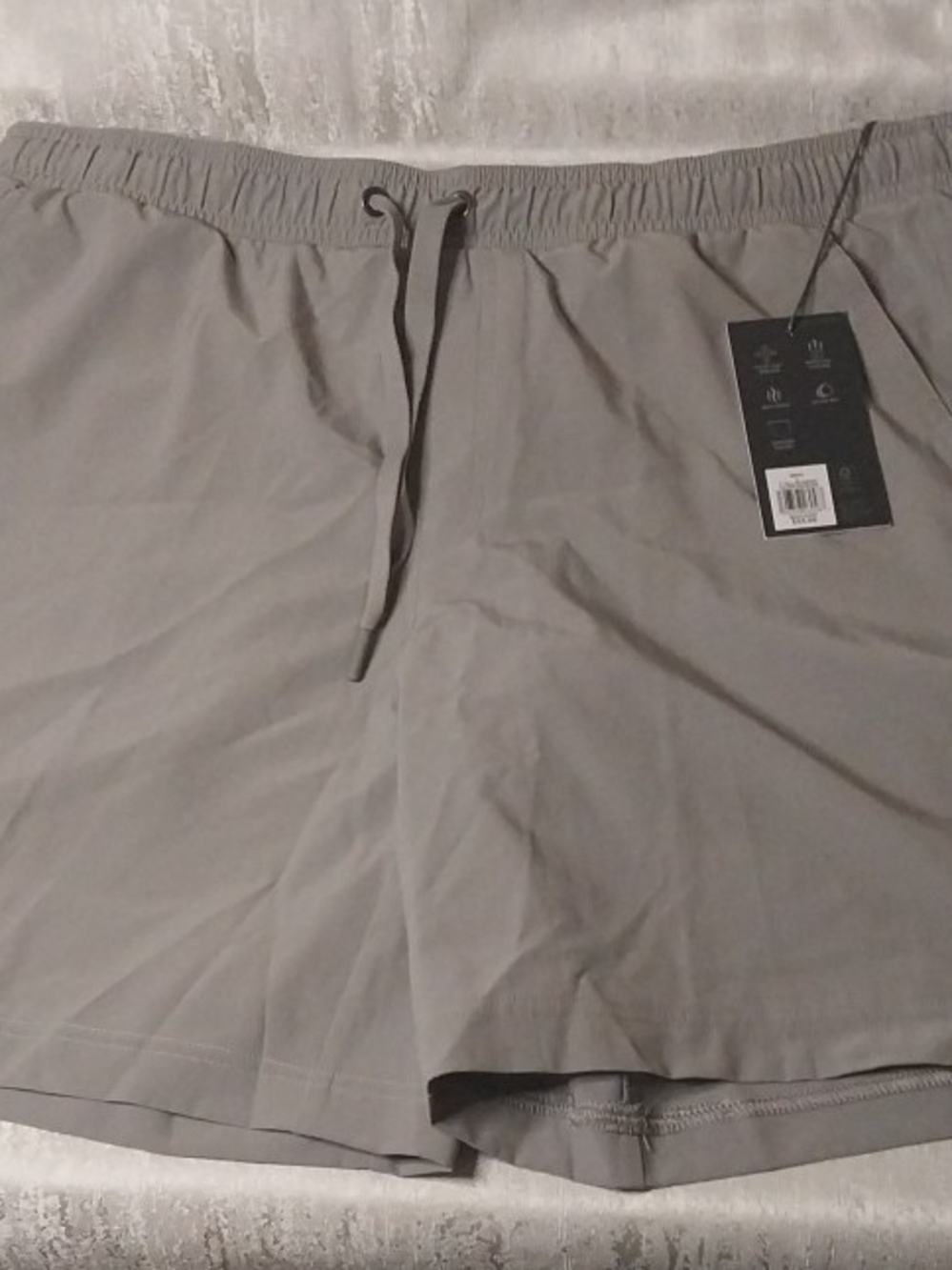 Men's Lined Athletic Shorts - Gray